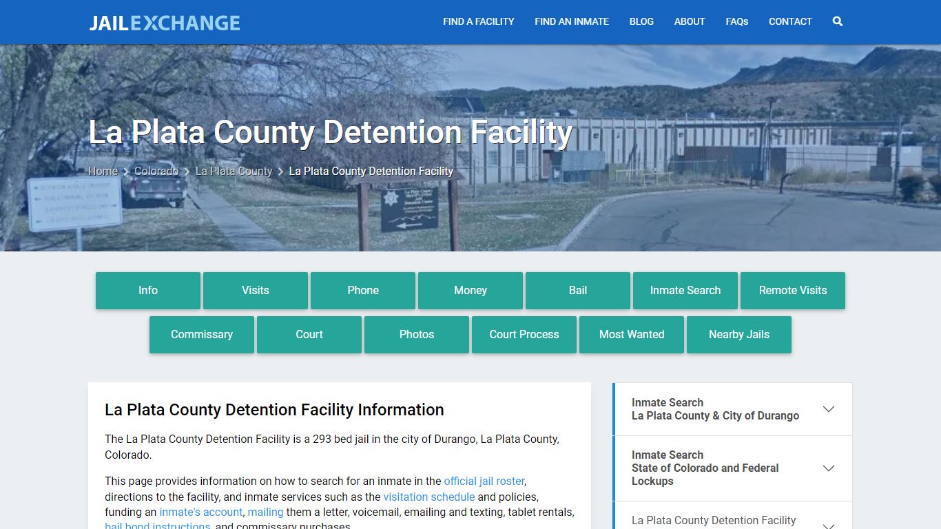 La Plata County Detention Facility - Jail Exchange